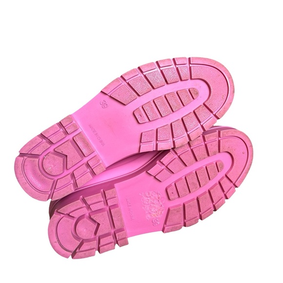 Women’s Pink Chelsea Rain Boots Size 8.5 Waterproof Rubber Ankle Boots - Picture 6 of 6